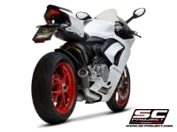 SC Project | CR-T M2 - 2-1 Half-System Carbon Exhaust | Ducati Panigale V2 (2020-2024)