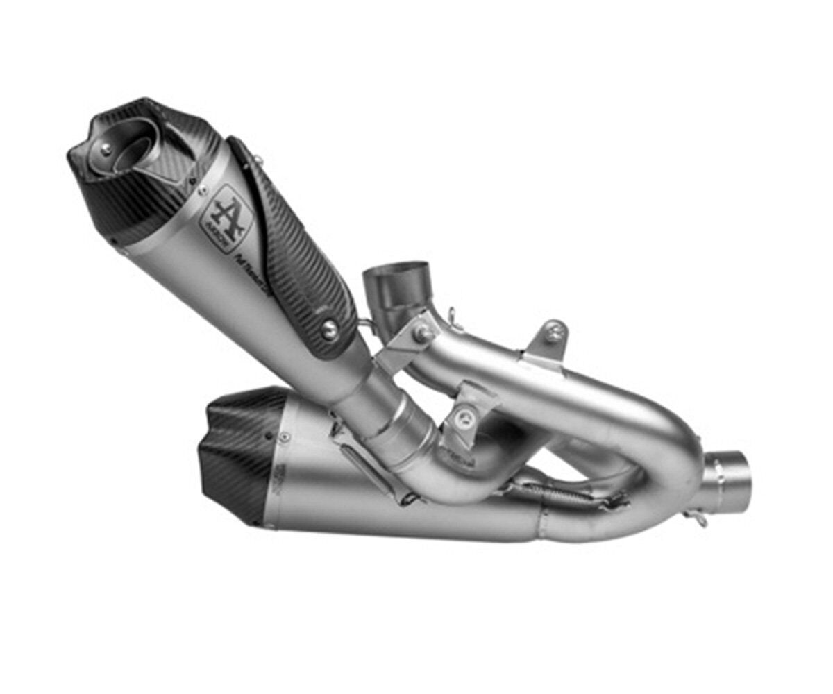 ARROW WORKS TITANIUM EXHAUST - TITANIUM LINK PIPES - PANIGALE V4 (2018-2024)