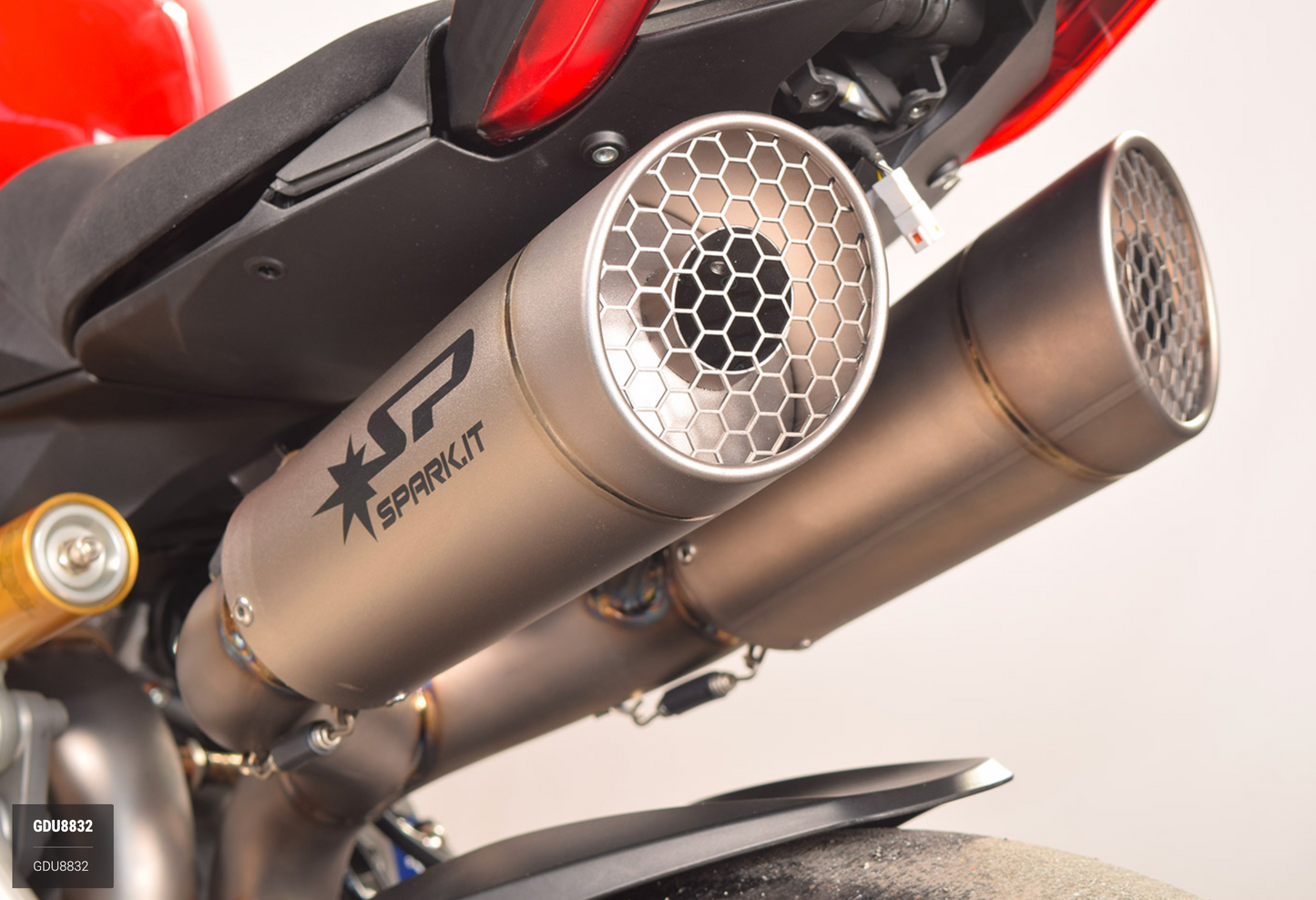 Spark | Double Grid-0 | Full Titanium Exhaust Sytem | Ducati V2 (21-24)