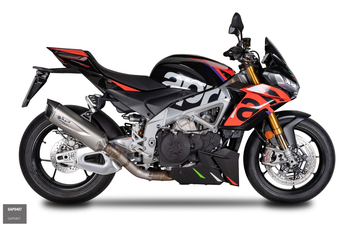 Spark | Force Evo | "Semi-Full" Titanium Exhaust Sytem | Aprilia RSV4/Tuono/Factory V4 (21-24)