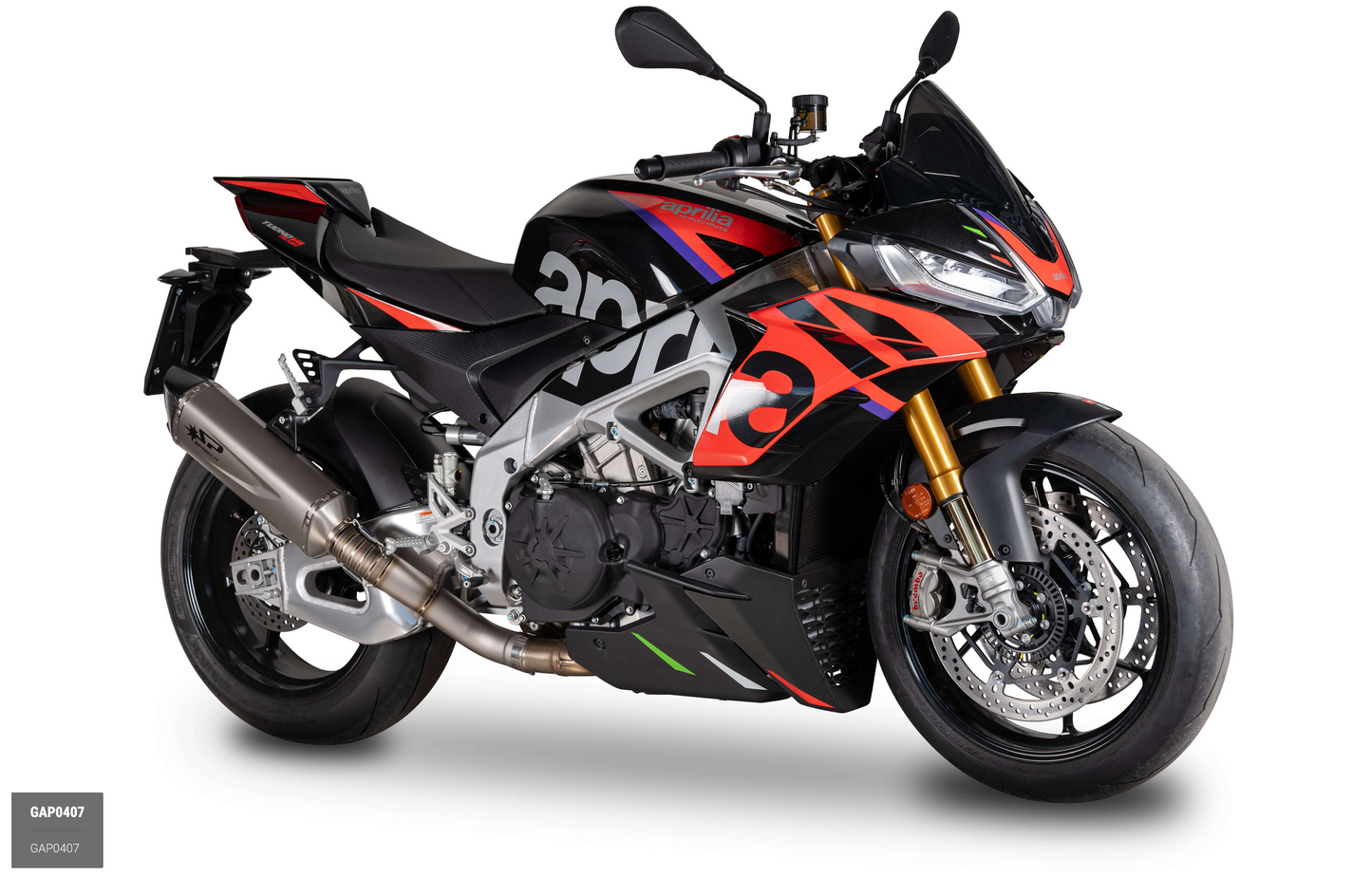 Spark | Force Evo | "Semi-Full" Titanium Exhaust Sytem | Aprilia RSV4/Tuono/Factory V4 (21-24)