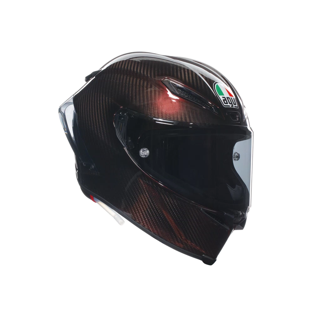 AGV | Pista GP RR | Mono Red/Carbon | Full Face Helmet E2206 DOT