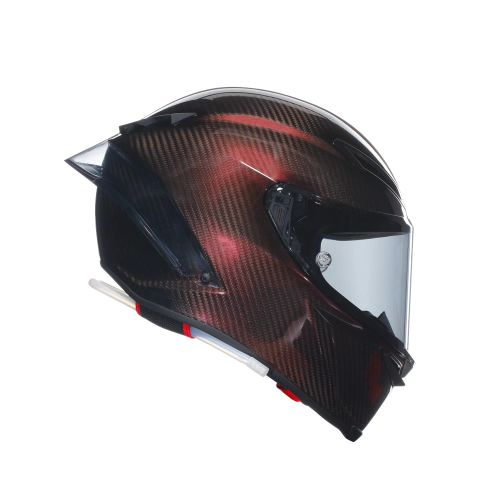 AGV | Pista GP RR | Mono Red/Carbon | Full Face Helmet E2206 DOT