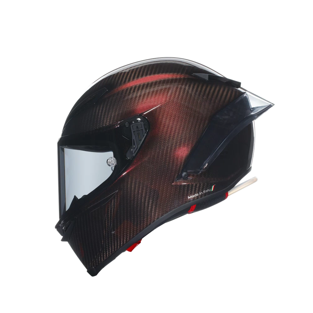 AGV | Pista GP RR | Mono Red/Carbon | Full Face Helmet E2206 DOT