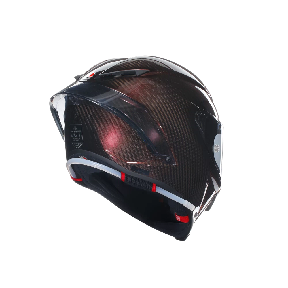 AGV | Pista GP RR | Mono Red/Carbon | Full Face Helmet E2206 DOT