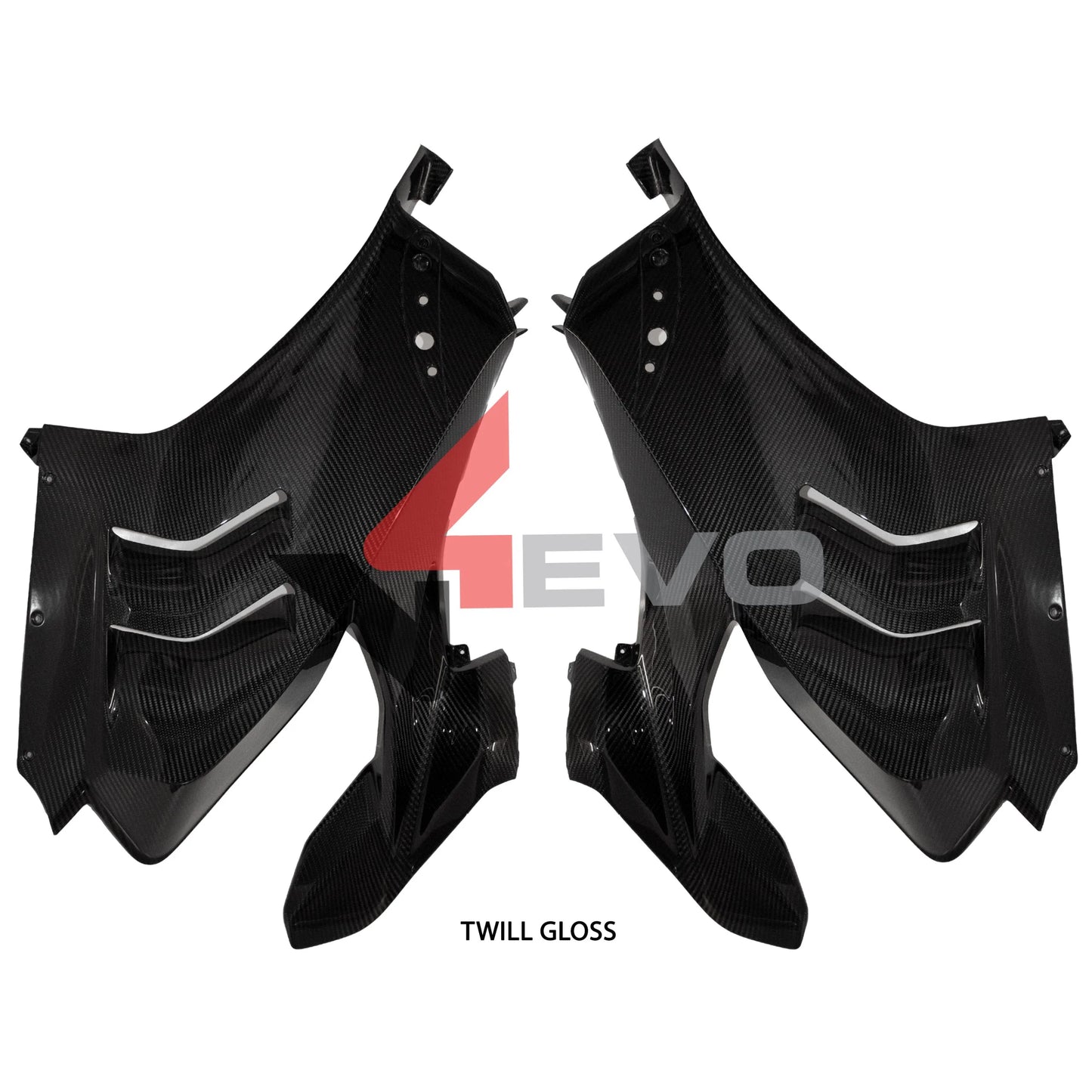 v4evo | Carbon Side Fairings (Set) | DUCATI Panigale V4S/V4R (20-21)
