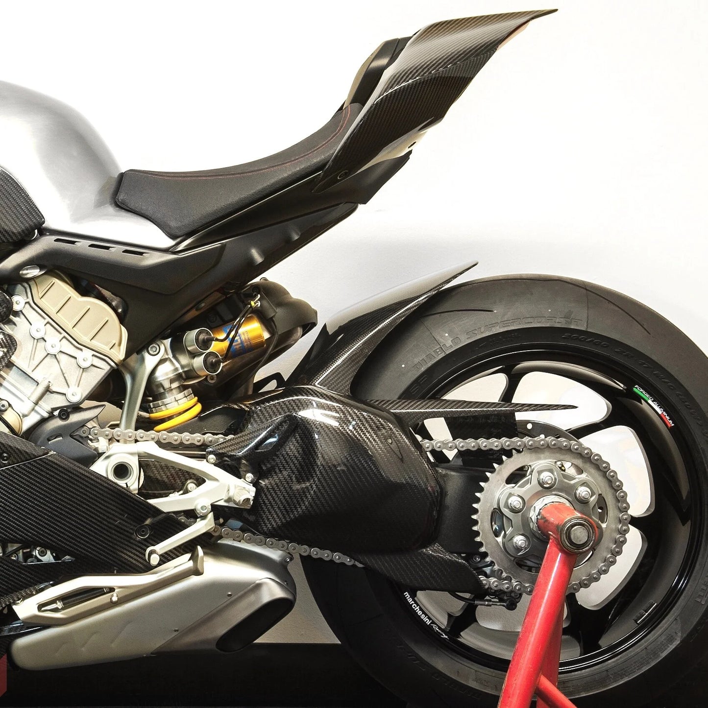 v4evo | Carbon Swing Arm Cover | DUCATI Panigale V4