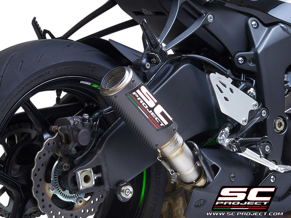 SC-Project | CR-T Carbon Exhaust - Kawasaki Ninja ZX-6R 636 (13-26)