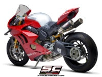 SC Project | 4-2-1-2 WSBK CR-T M2 Full Titanium Exhaust System | Ducati Panigale V4 R (18-20)