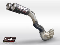 SC Project | 2-1-2 Half-system CR-T M2 Titanium/Carbon Exhaust | Panigale V4/S/R (18-20)