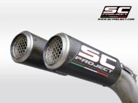 SC Project | 2-1-2 Half-system CR-T M2 Titanium/Carbon Exhaust | Panigale V4/S/R (18-20)