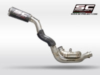 SC Project | 2-1-2 Half-system CR-T M2 Titanium/Carbon Exhaust | Panigale V4/S/R (18-20)