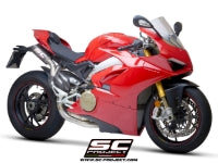 SC Project | 2-1-2 Half-system CR-T M2 Titanium/Carbon Exhaust | Panigale V4/S/R (18-20)