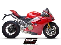 SC Project | 2-1-2 Half-system CR-T M2 Titanium/Carbon Exhaust | Panigale V4/S/R (18-20)