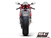 SC Project | 2-1-2 Half-system CR-T M2 Titanium/Carbon Exhaust | Panigale V4/S/R (18-20)
