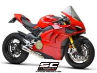 SC Project | S1 Slip-on Titanium Exhaust | Panigale V4/S (21-24)