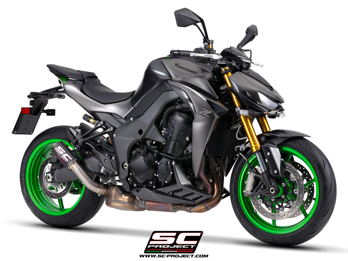 SC-Project | CR-T Carbon Exhaust - Kawasaki Z1100-SE (2026)