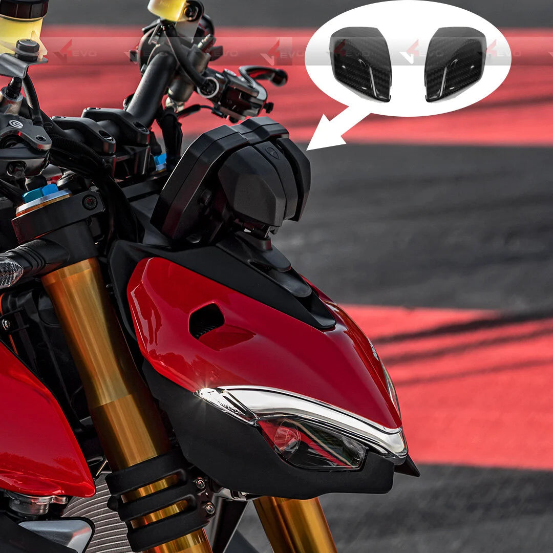 v4evo | Carbon Outer Dash Covers | DUCATI Streetfighter V4