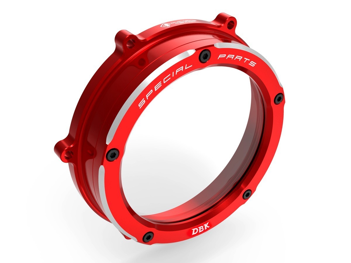 DBK Special Parts | Clear Clutch Cover | Ducati V4