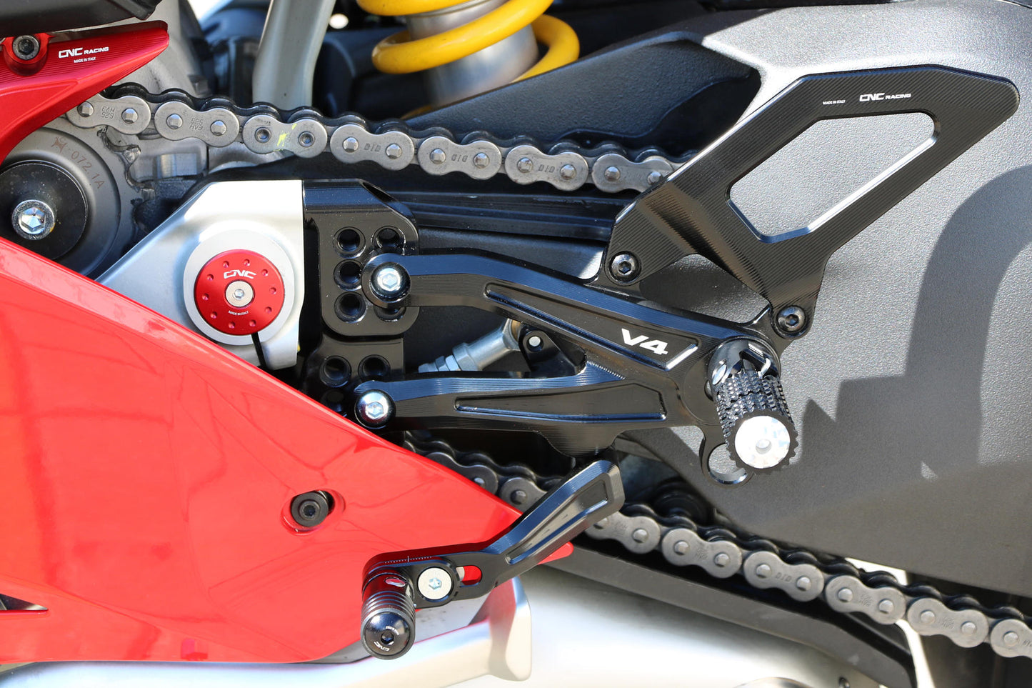 CNC Racing | Adjustable Rear set RPS | Ducati Streetfighter V4/S (20-23)