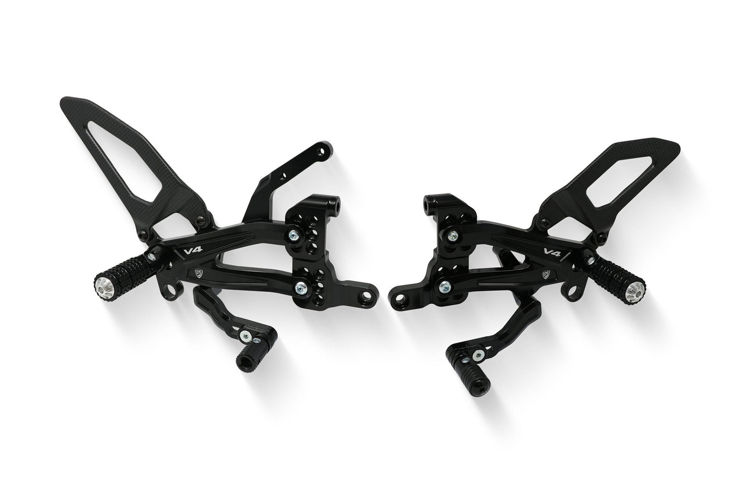 CNC Racing | Adjustable Rear set RPS "Carbon" | Ducati Panigale V4/S/R (18-23)
