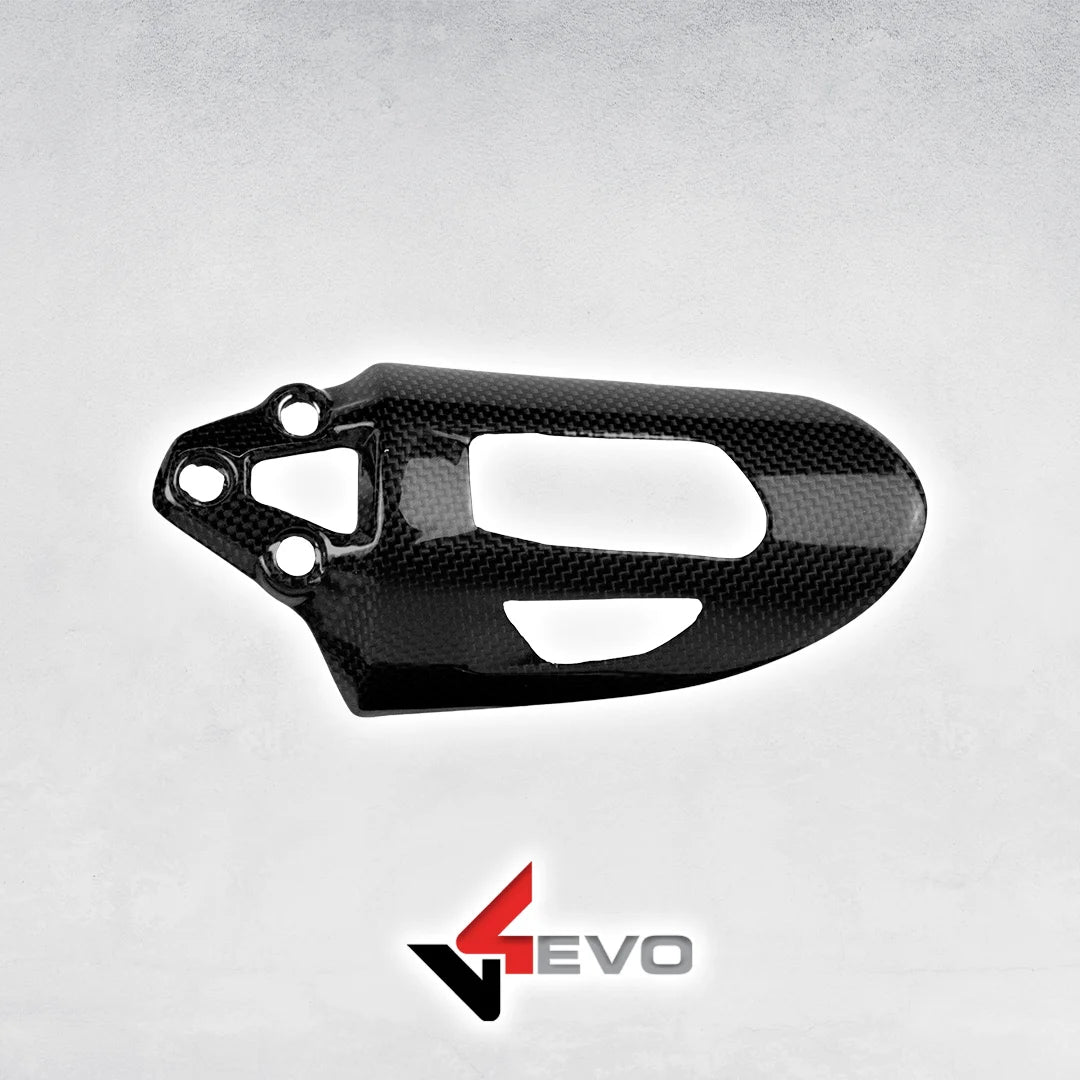 v4evo | Carbon Fiber Shock Absorber Cover | DUCATI Panigale/StreetFighter V2