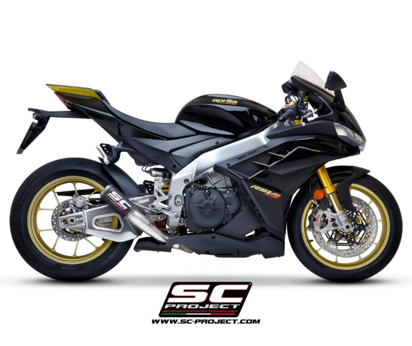 SC-Project | CR-T Carbon Exhaust - Aprilia Tuono V4 1100/Factory (21-24)