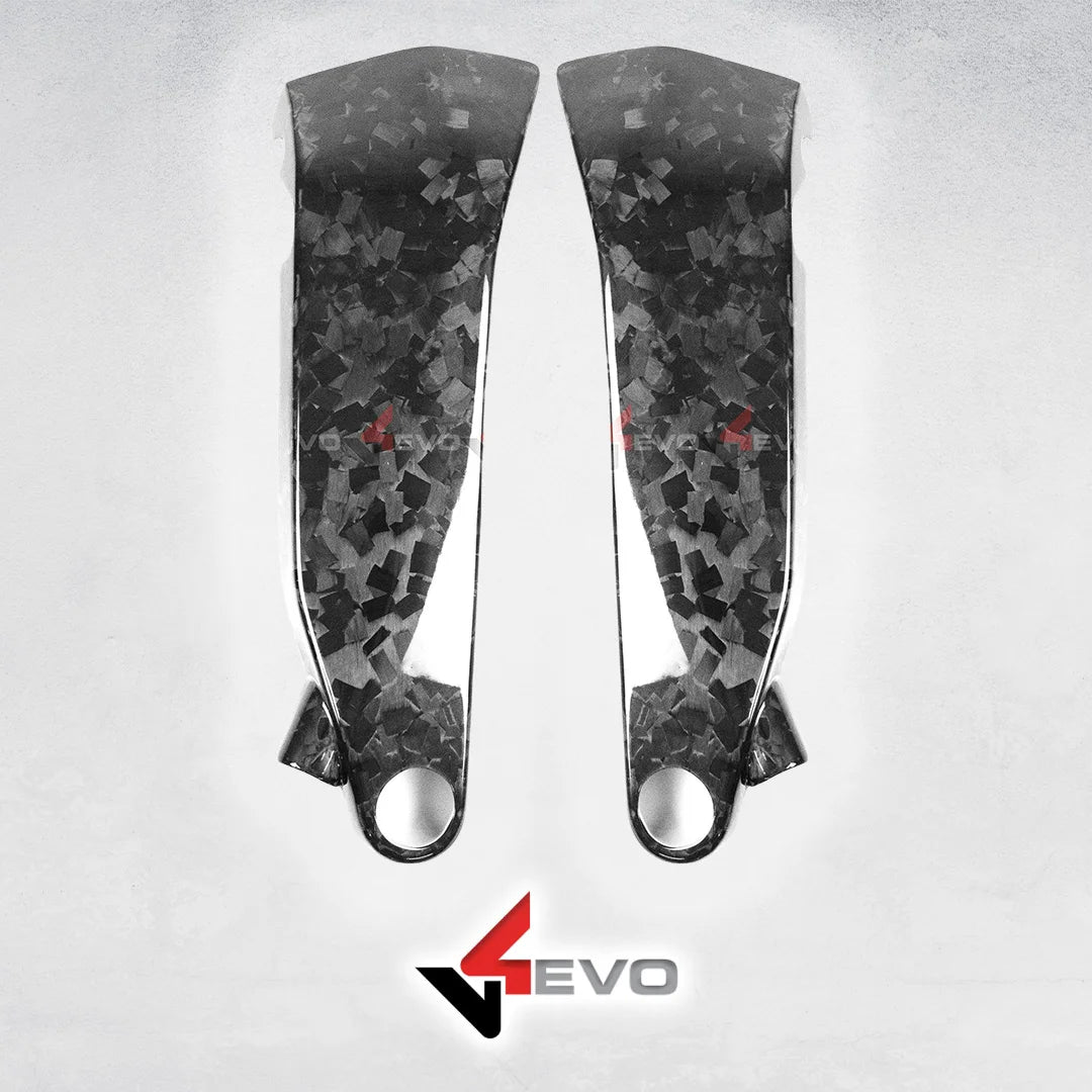 v4evo | Carbon Fiber Frame Covers | DUCATI Panigale V4 (18-24')