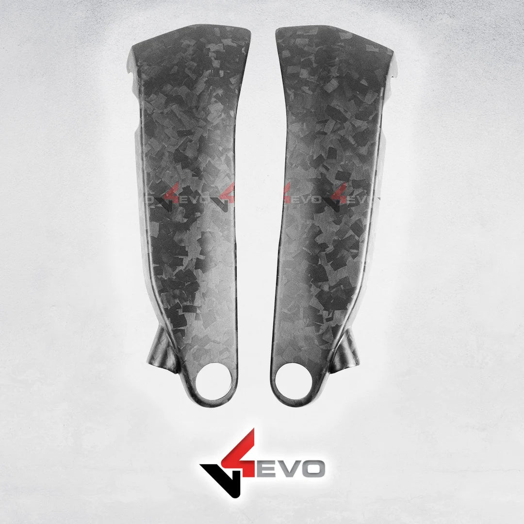 v4evo | Carbon Fiber Frame Covers | DUCATI Panigale V4 (18-24')