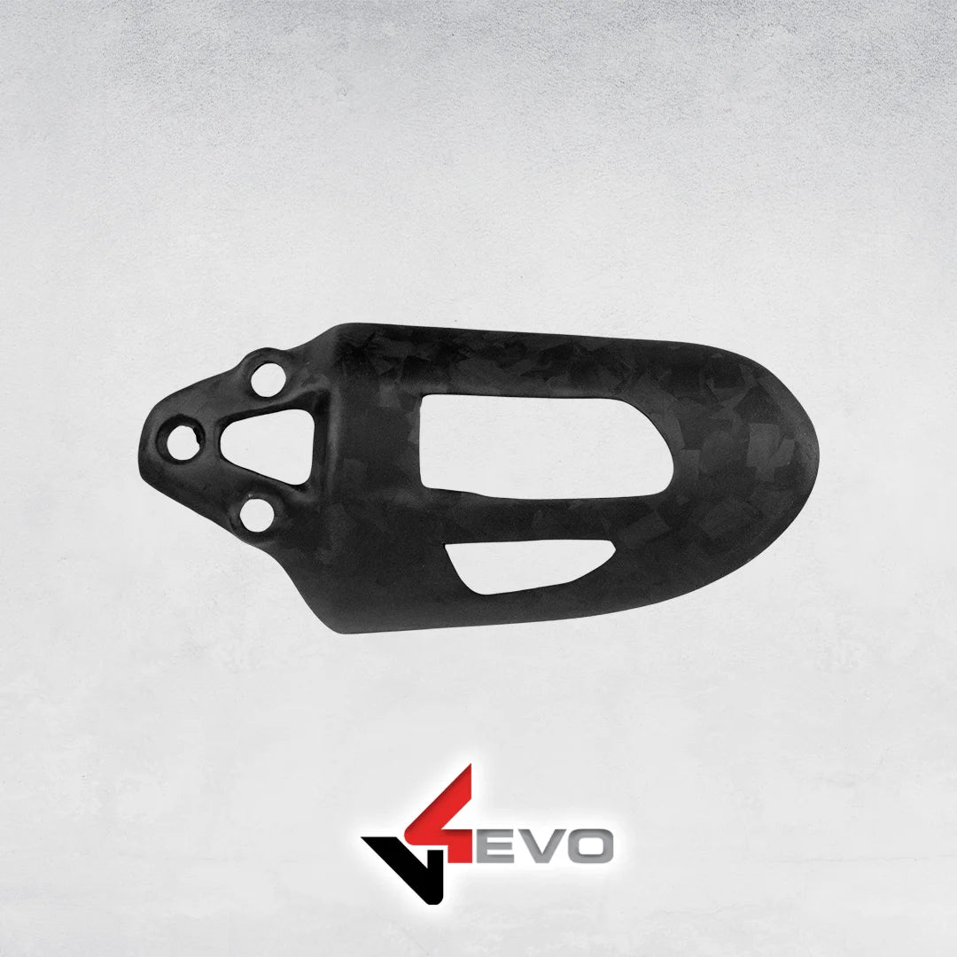 v4evo | Carbon Fiber Shock Absorber Cover | DUCATI Panigale/StreetFighter V2