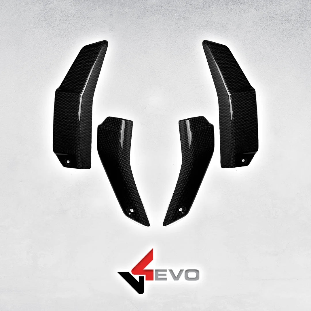 v4evo | Carbon Radiators Cover | DUCATI Streetfighter V4 (18-24)