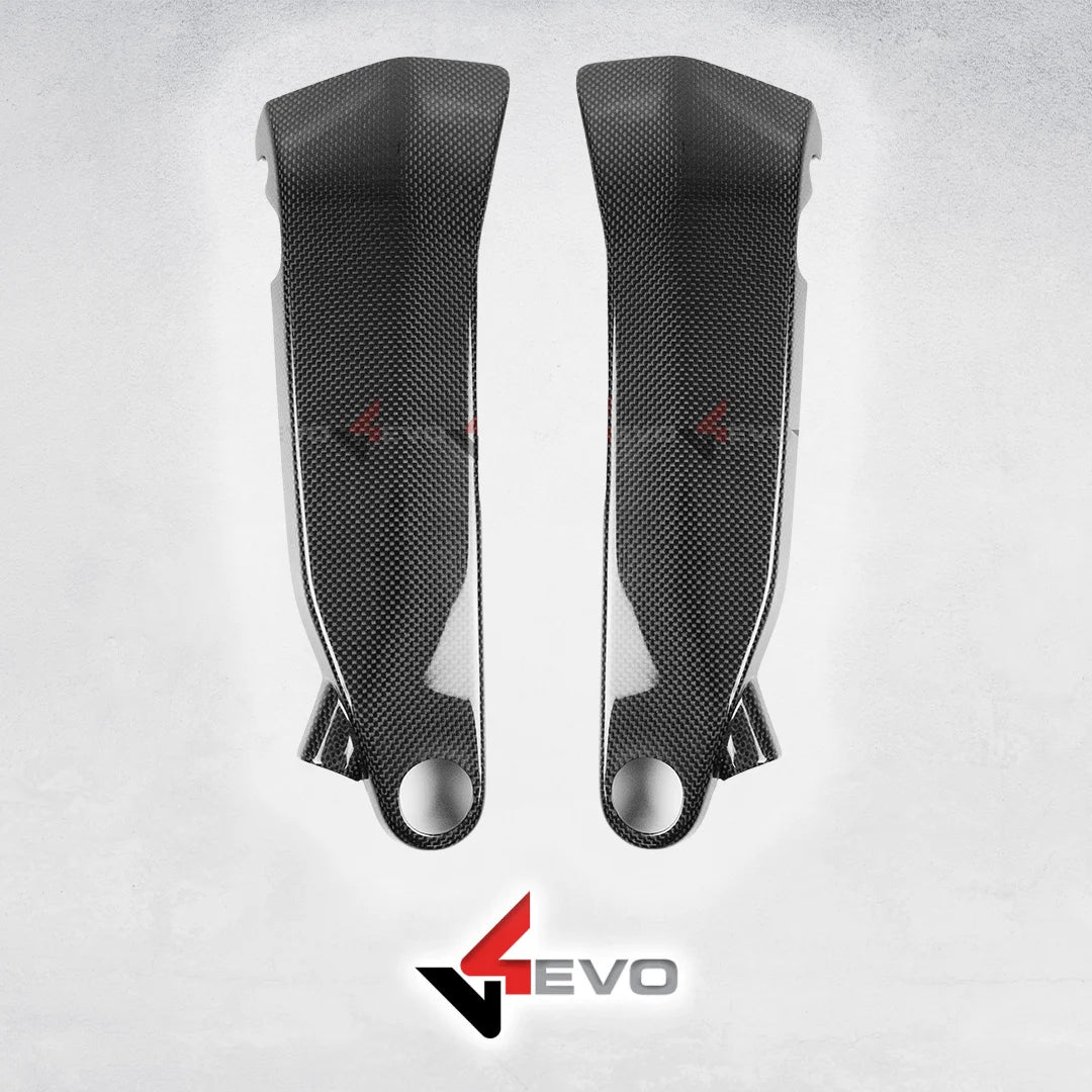 v4evo | Carbon Fiber Frame Covers | DUCATI Panigale V4 (18-24')