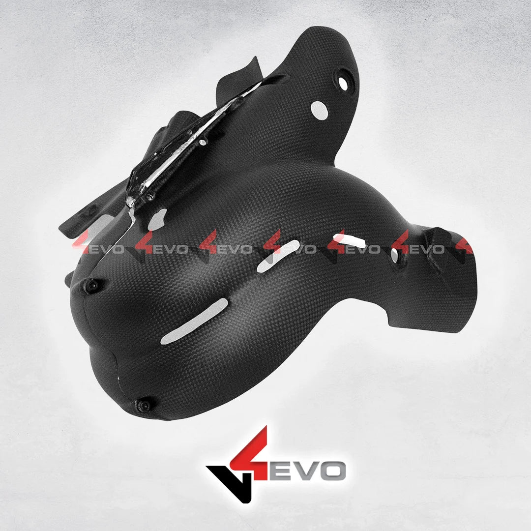 v4evo | Carbon Exhaust Cover | DUCATI Panigale/Streetfighter V4 (18-22)