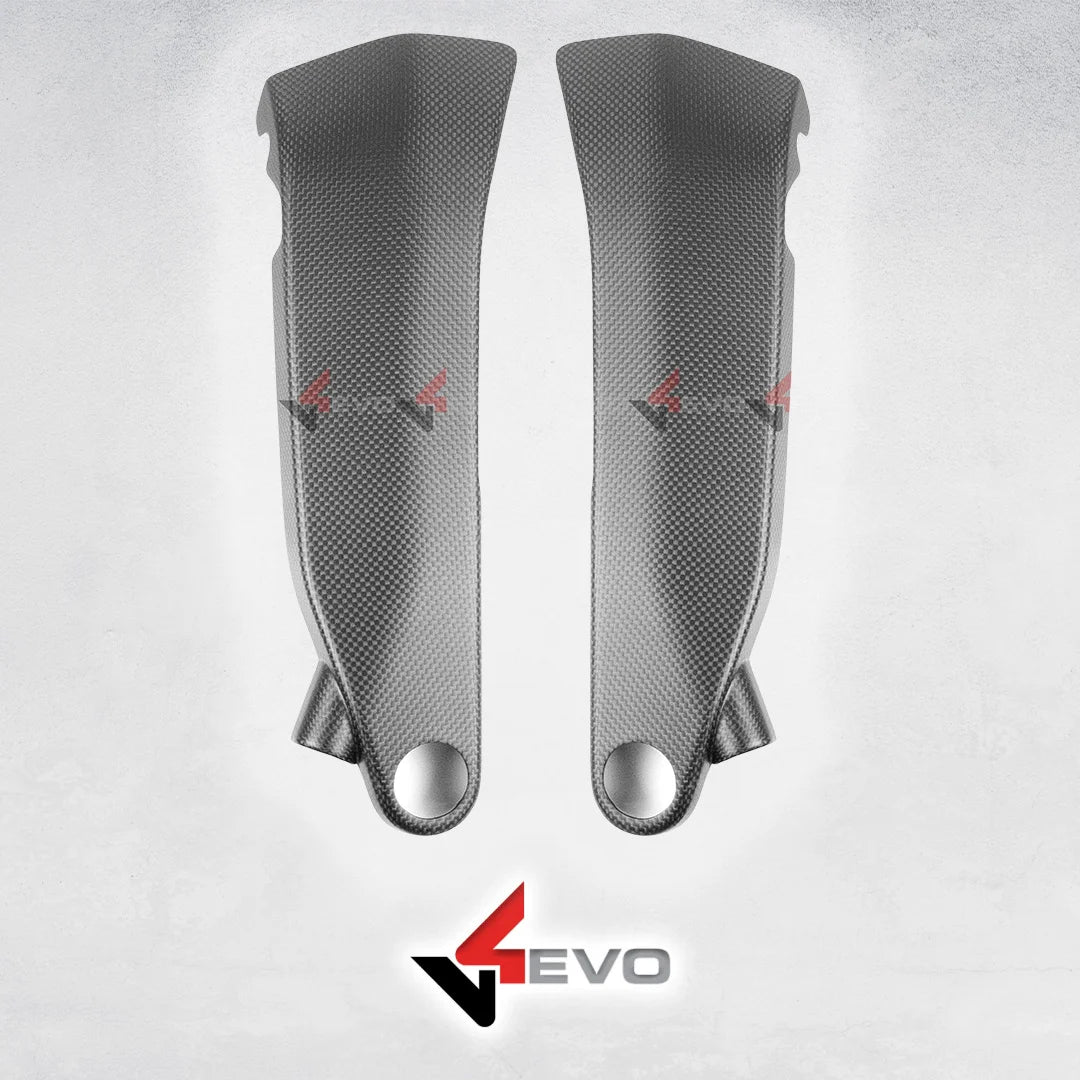 v4evo | Carbon Fiber Frame Covers | DUCATI Panigale V4 (18-24')