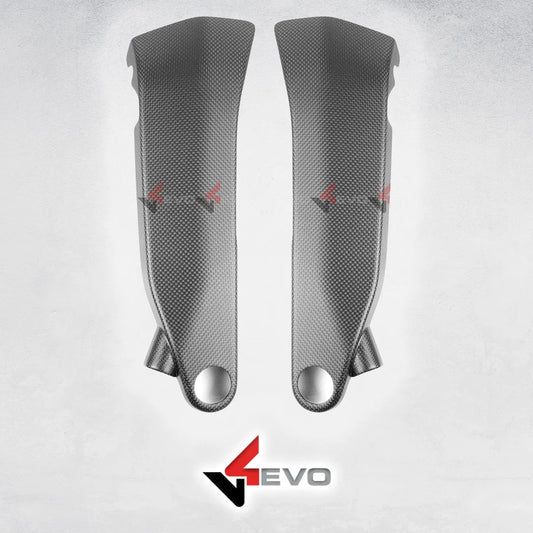 v4evo | Carbon Fiber Frame Covers | DUCATI Panigale V4 (18-24')