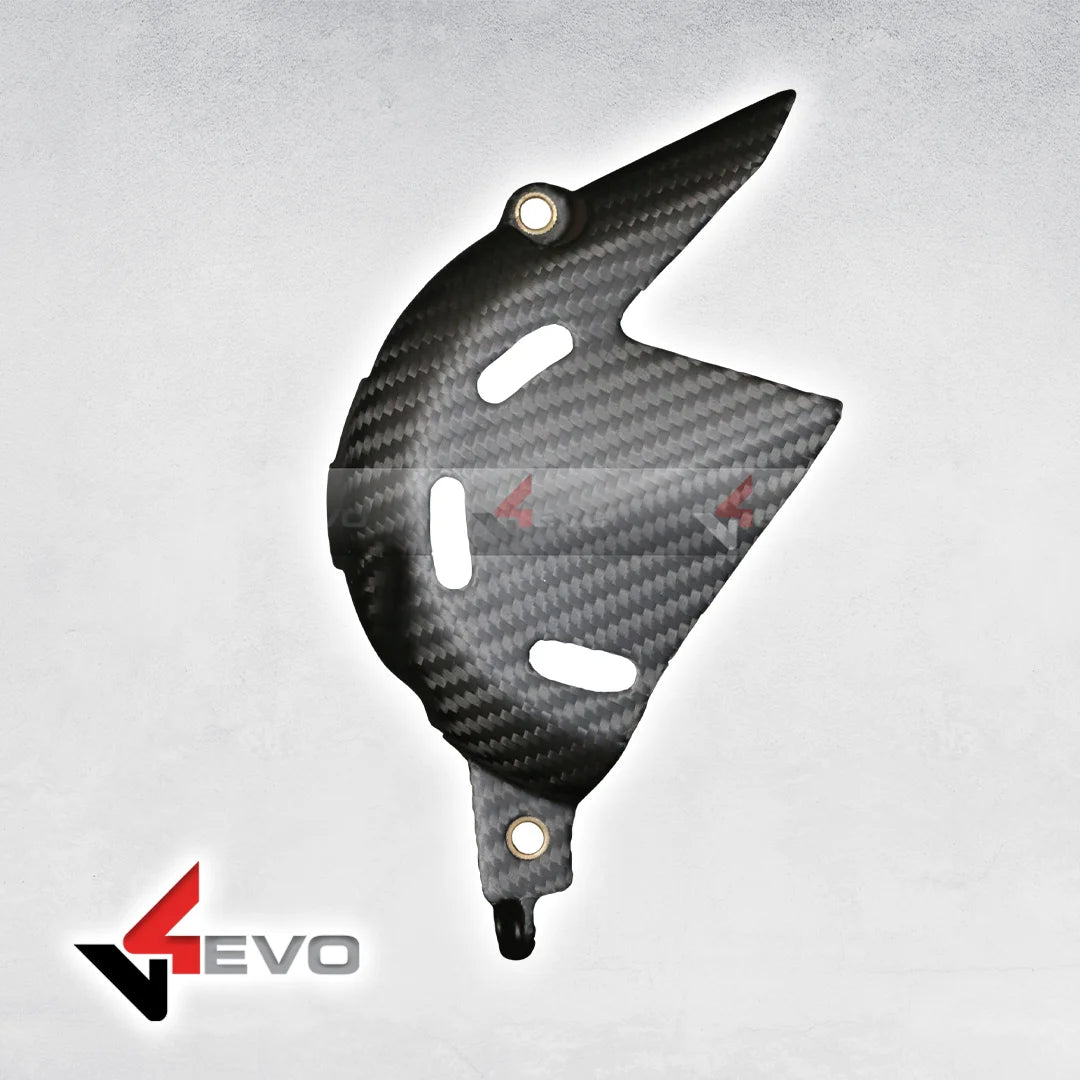 v4evo | Carbon Front Sprocket Cover | DUCATI Panigale/Streetfighter V4