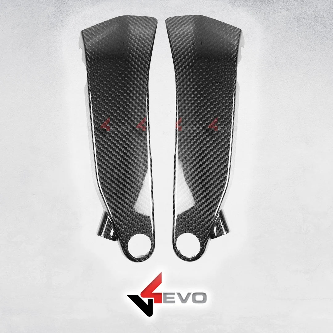 v4evo | Carbon Fiber Frame Covers | DUCATI Panigale V4 (18-24')