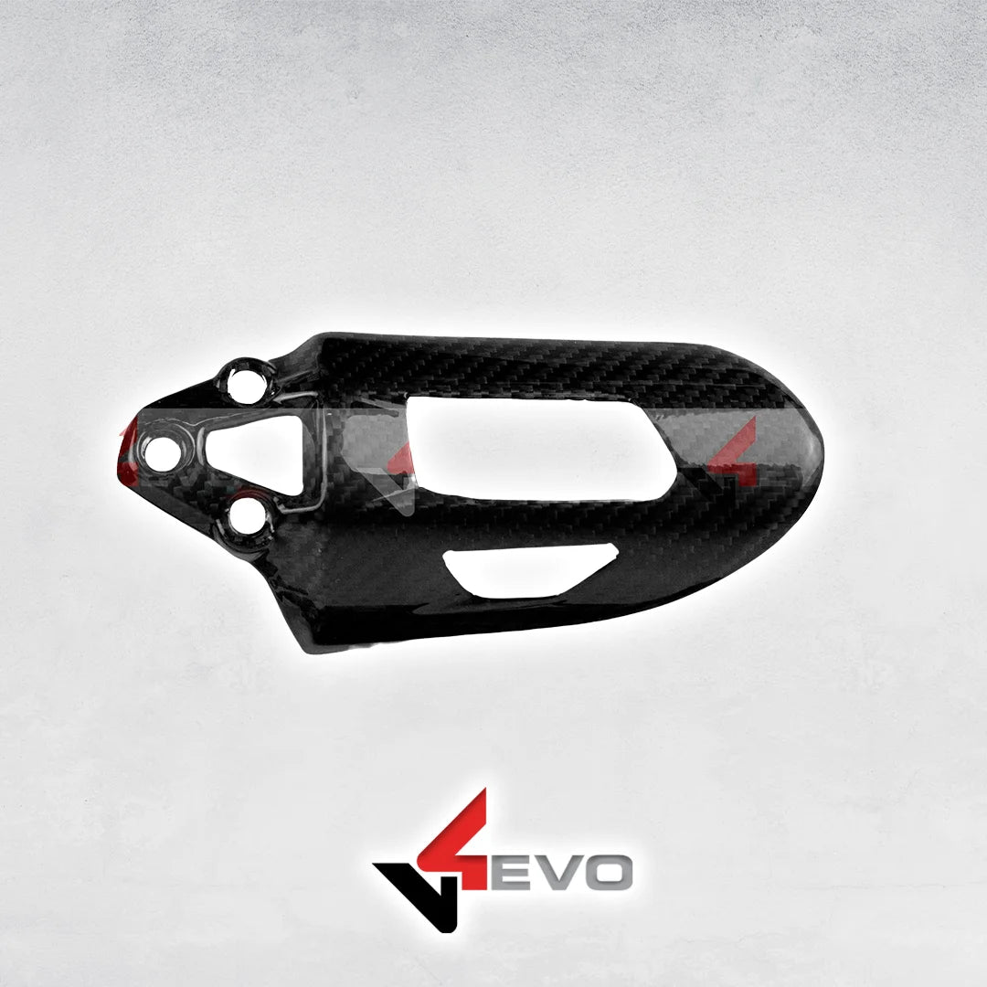 v4evo | Carbon Fiber Shock Absorber Cover | DUCATI Panigale/StreetFighter V2