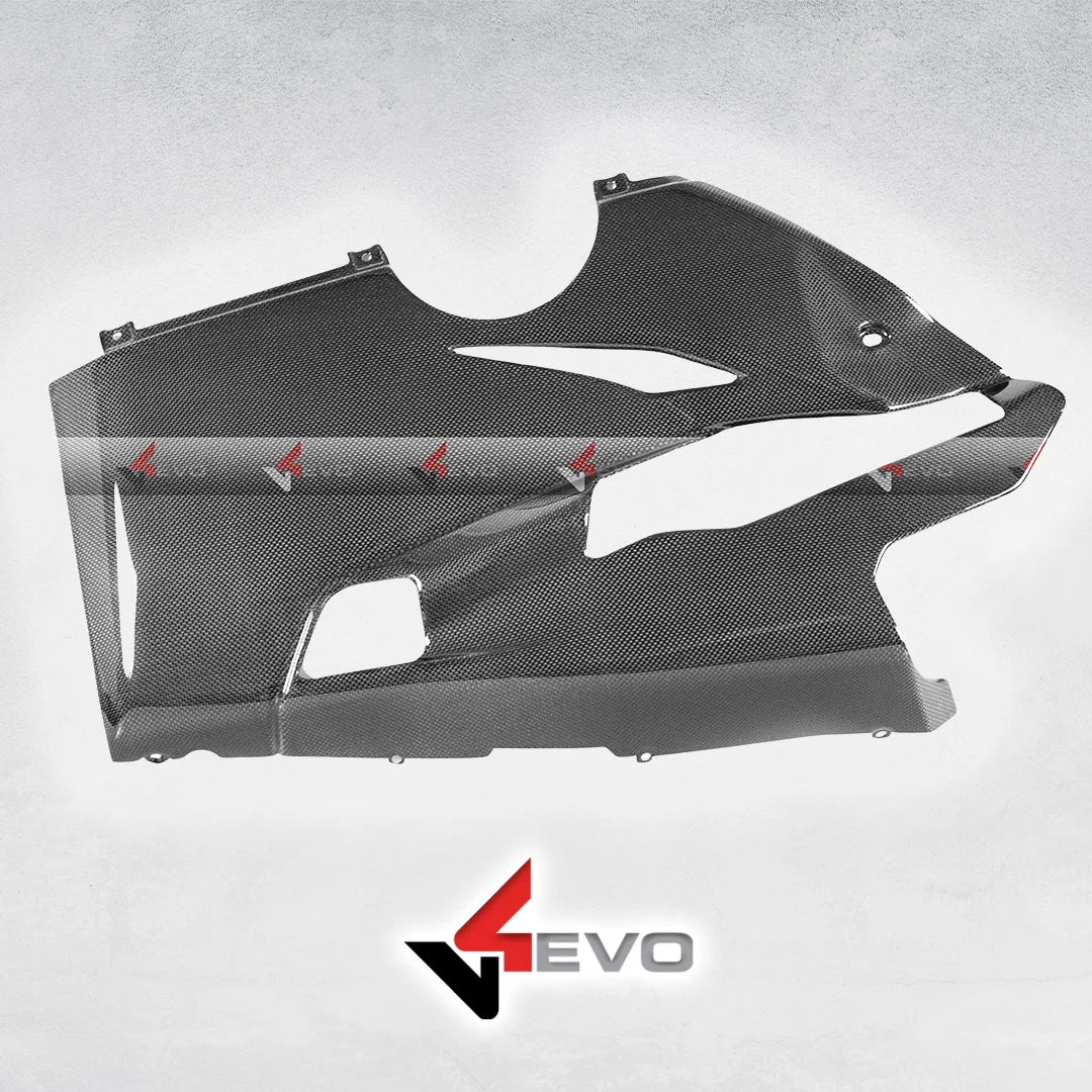 v4evo | Carbon Lower Fairings For Akrapovic | DUCATI Panigale V4