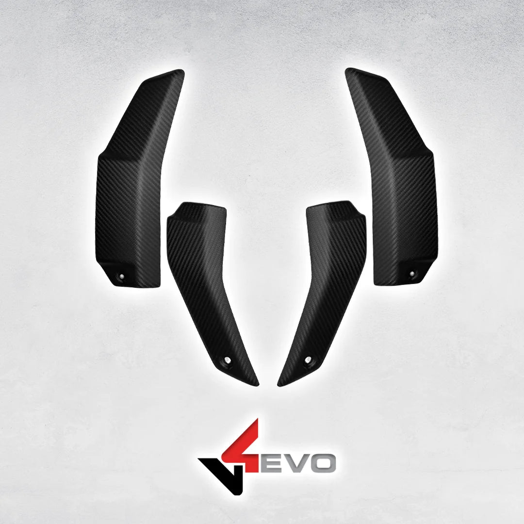 v4evo | Carbon Radiators Cover | DUCATI Streetfighter V4 (18-24)