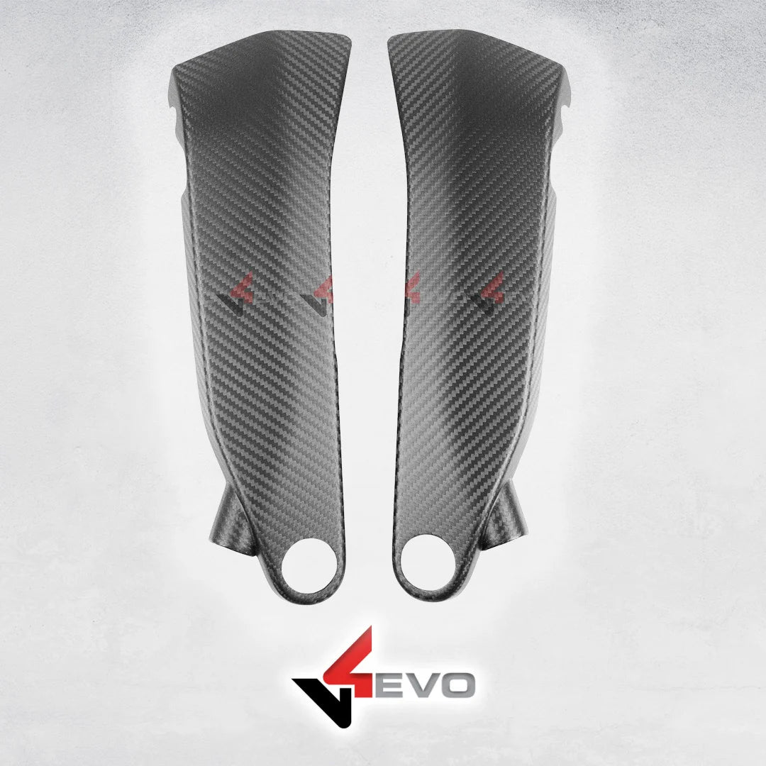 v4evo | Carbon Fiber Frame Covers | DUCATI Panigale V4 (18-24')