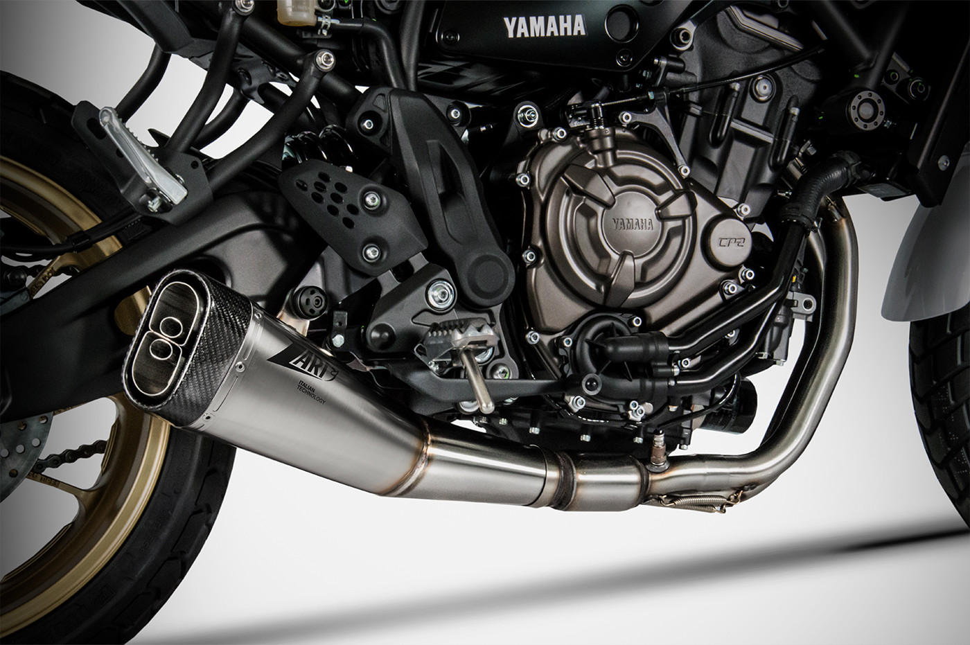 ZARD - STAINLESS STEEL EXHAUST SYSTEM - YAMAHA XSR700 (20142023)