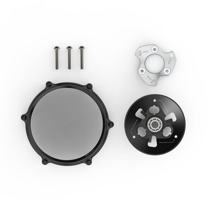 Rizoma | Clear Clutch Cover Kit | Ducati V2 - (18-24)