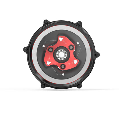 Rizoma | Clear Clutch Cover Kit | Ducati V2 - (18-24)