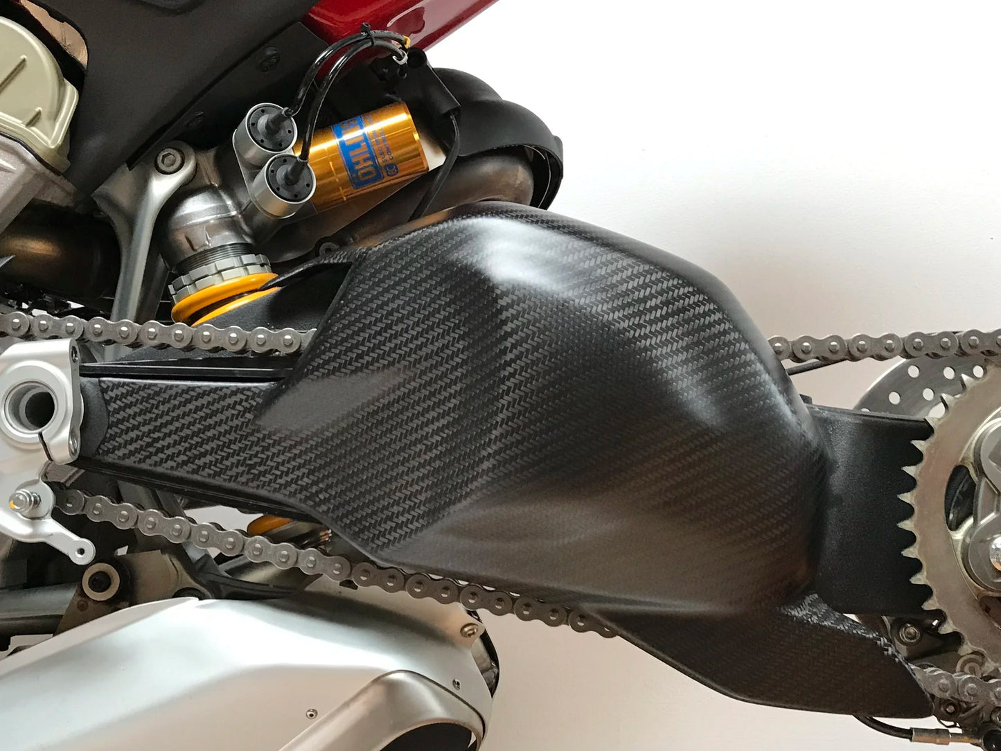 v4evo | Carbon Swing Arm Cover | DUCATI Panigale V4